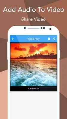 Add Audio To Video android App screenshot 0