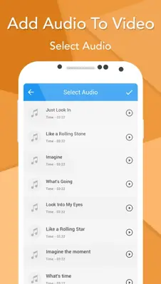 Add Audio To Video android App screenshot 2