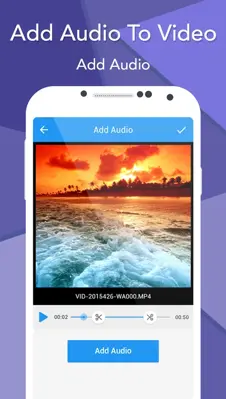 Add Audio To Video android App screenshot 3